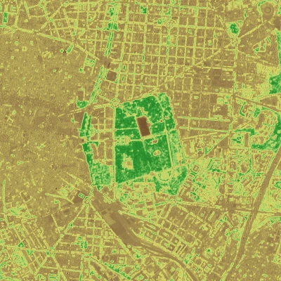 NDVI colorized image